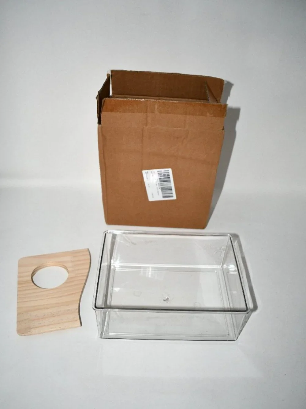 Totority Hamster Sand Bath Box, Acrylic, Small Animal Bathtub/ Sandbox, NWT